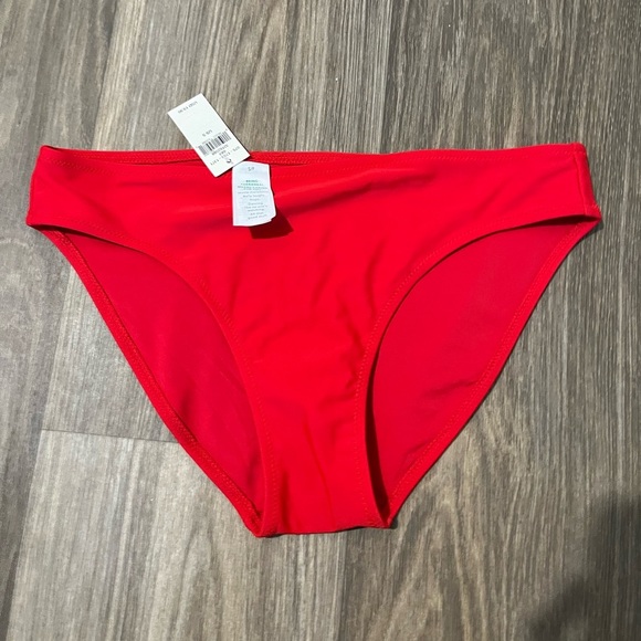 NWT Aerie Women's Bikini Bottom in Red - Picture 1 of 2